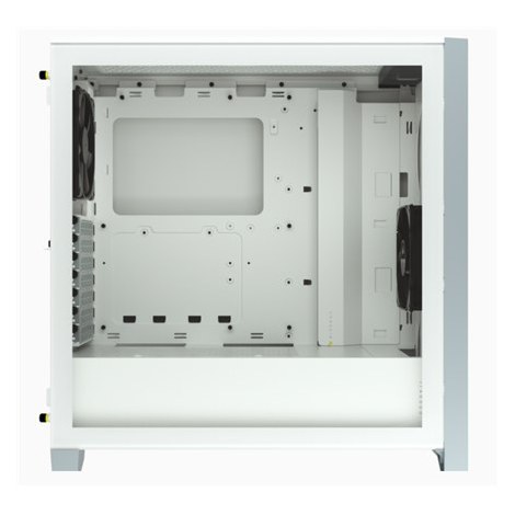 Corsair | Computer Case | 4000D | Side window | White | ATX | Power supply included No | ATX - 3